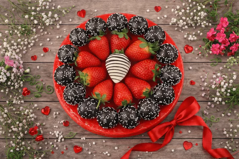 Çikolata Kaplı Çilek Aranjmanı – Özel Tasarım Lezzet